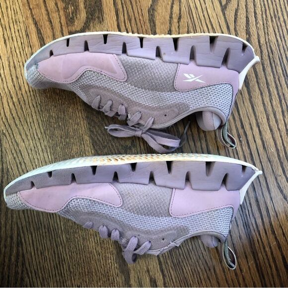 Reebok Zig Dynamica light purple/pink running show‎ woman’s size 8.5 - Picture 7 of 8